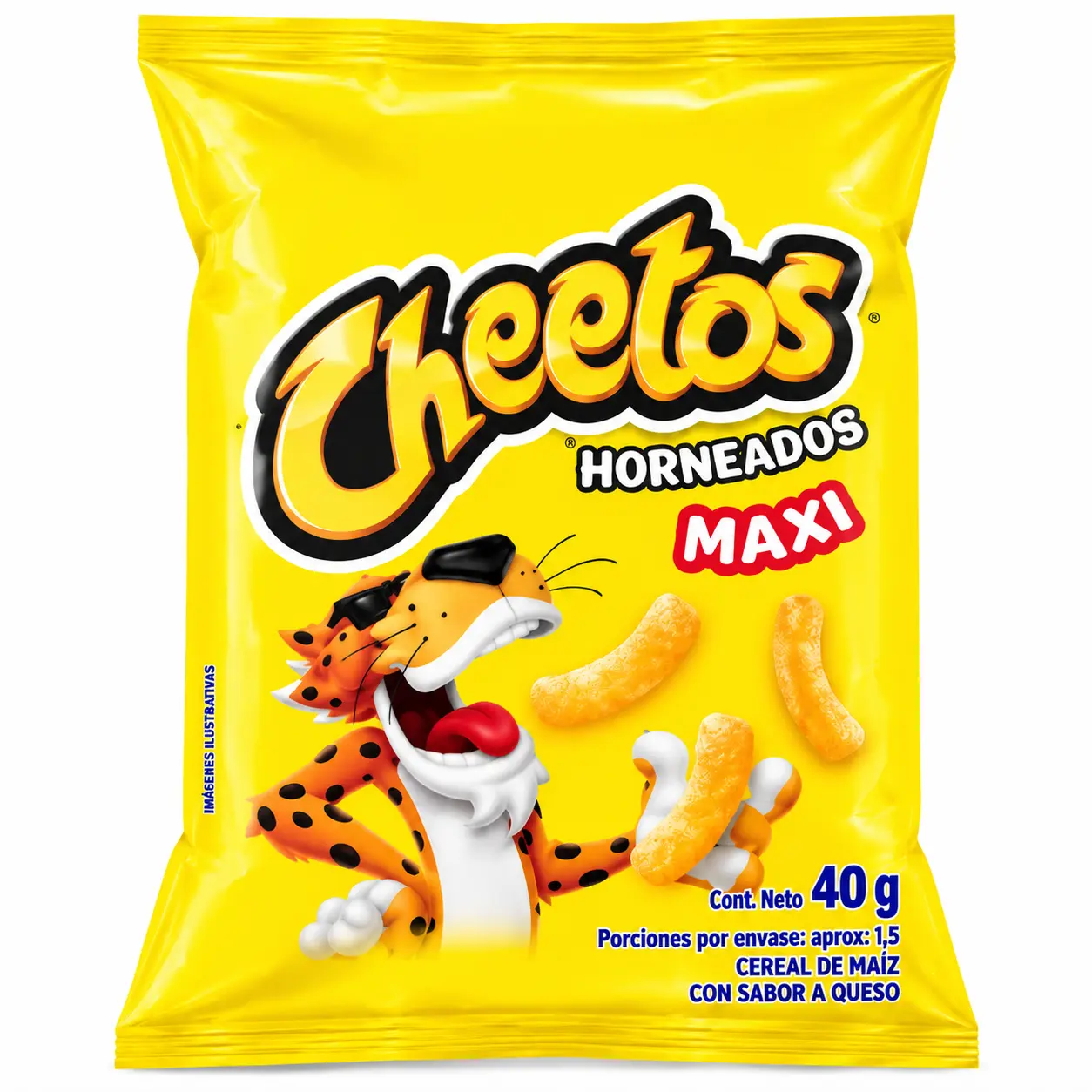 Cheetos Horneados Maxi 40g - Crunchy Cheese Flavor Snack