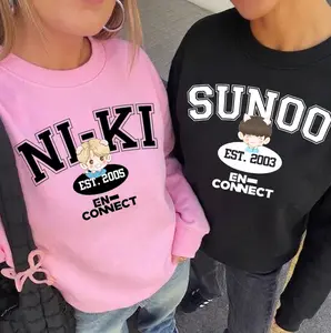 Cute En Member Sweatshirt, Boy Group Inspired Tops, Kpop Merch, Gift For Engene nFandom, Kpop Tour Concert Outfit