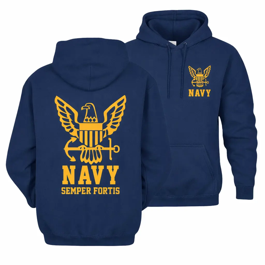 US Navy hoodie  – Semper Fortis Military Style