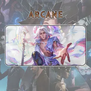 DailyStoryTeller MousePad LOL Arcane - Viktor, Sewn Edge, Multiple Size
