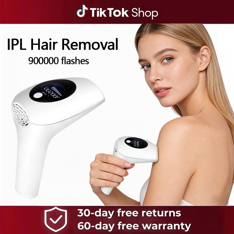 IPL Hair Removal Device, Face, Armpit, Bikini Area, Arms, Legs And Back, Unisex Beauty Equipment Ice Cooling 900000 Flashes Christmas, Valentine's Day And New Year Gifts