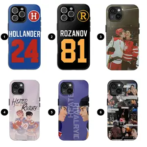 Funny Heated Rivalry Phone Case, Hollander Phone Case Featuring, Rozanov Protective Accessory, Sports Romance Hockey TV Series Phone Case