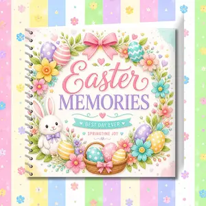 Easter Scrapbook- Fully Designed Layout Pages