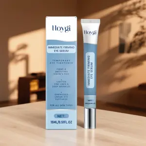 Firming Eye Serum with Collagen, Vitamin E, Anti-Aging Treatment for Dark Circles, Puffiness and Fine Lines, Wrinkle Reducing and Nourishing Formula, 15ml/0.51 oz