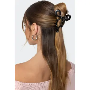 Polka Dot Bow Hair Clip