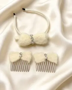 Cute Style Chenille Hairpin Set. clips hair