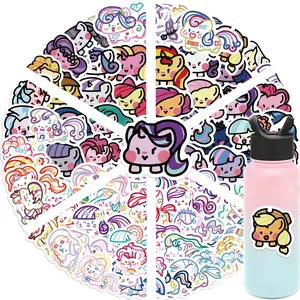 80 sheets of My Little Pony cartoon series stickers DIY decoration for phone cases, guitars, waterproof removable children's PVC stickers