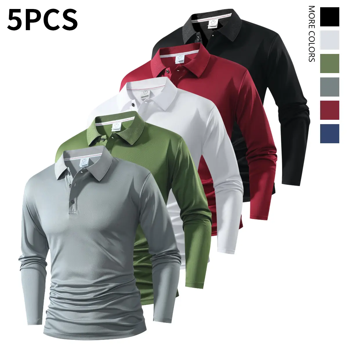 Gray Green White Red Black