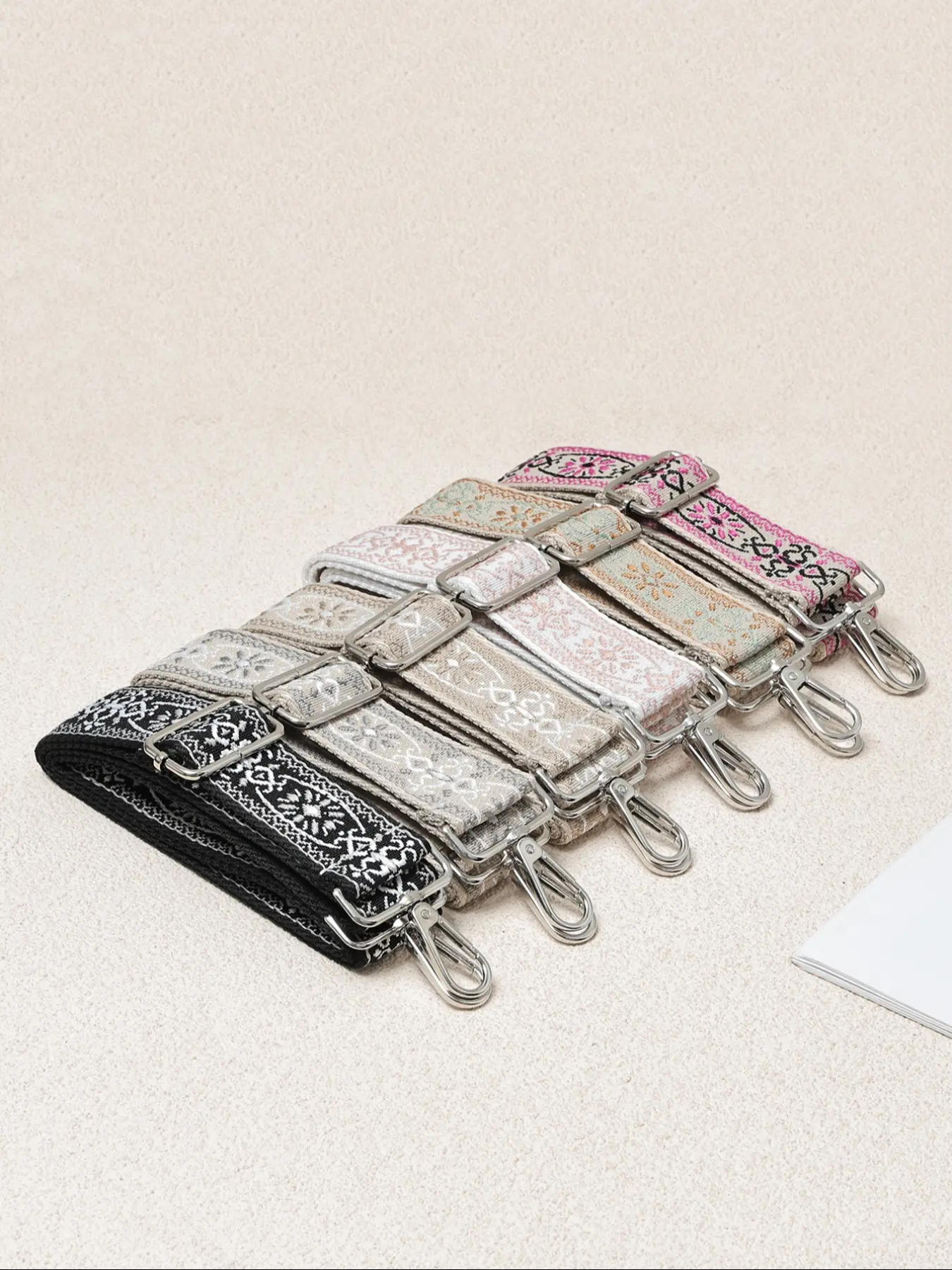 Embroidered Adjustable Waist Belt for Bags & Clutches, Multifunctional Shoulder Strap for Crossbody Bags, Stylish Carry Solution, Multifunction Straps, Versatile Strap, Bag Accessories