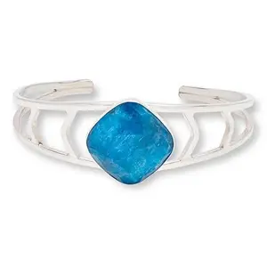 Mine Finds by Jay King Sterling Silver Apatite Cuff Bracelet