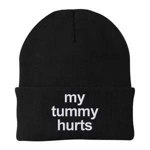 My Tummy Hurts Beanie casual warm