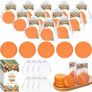 50 Set Little Cutie Baby Shower Soaps Favors 50 Orange Soaps 50 Little Cutie Card 50 White Bags for Wedding Birthday Guest Keepsakes Gender Reveal Decorations Clementine Orange Theme Favors