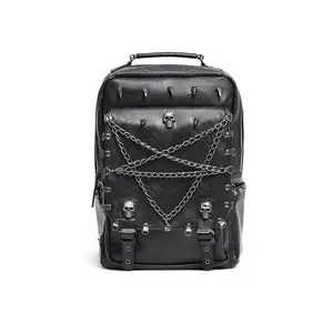 Catacombs Spiked Vegan Leather Backpack