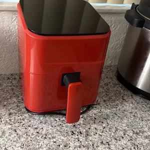 4-in-1 Air Fryer 3QT, 400°F Hot Oven with Roast, Reheat & Dehydrate Functions, Nonstick Basket & Crisper Plate