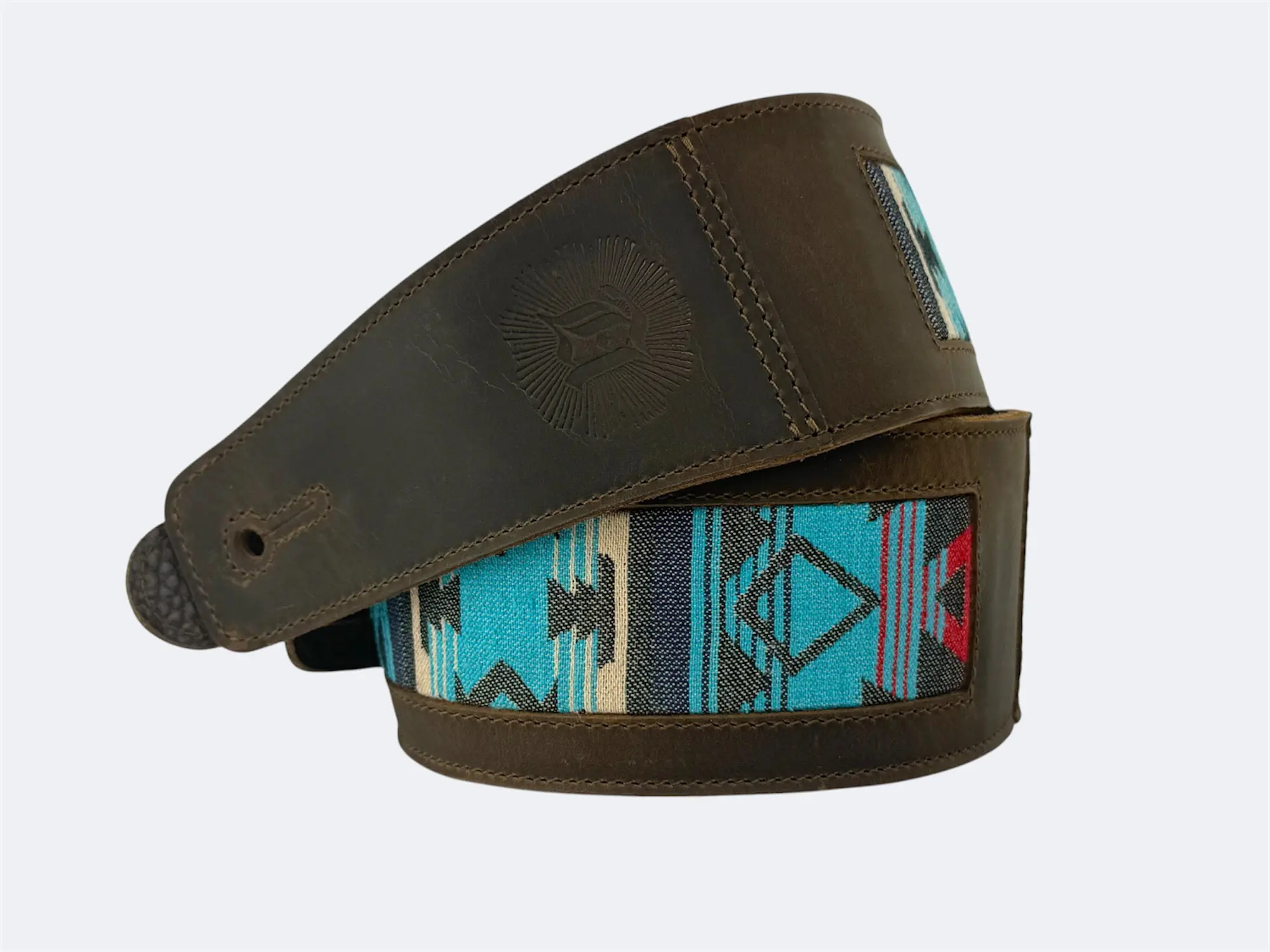 Crosswinds - Whiskey Brown Leather Guitar Strap - Numbered Limited Edition