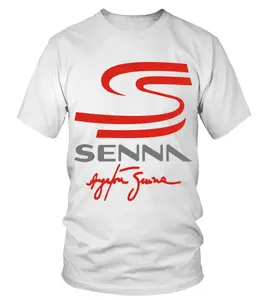 Ayrton Senna McLaren Formula One Racing Vintage Unisex T-Shirt - 100% Preshrunk Cotton, Machine Washable, Casual Style