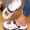 Unisex Thick Sole Cut-Out EVA Casual Slippers for Indoor and Outdoor Use, Easy to Clean and Hand Washable, Plus Size Couples Shoes