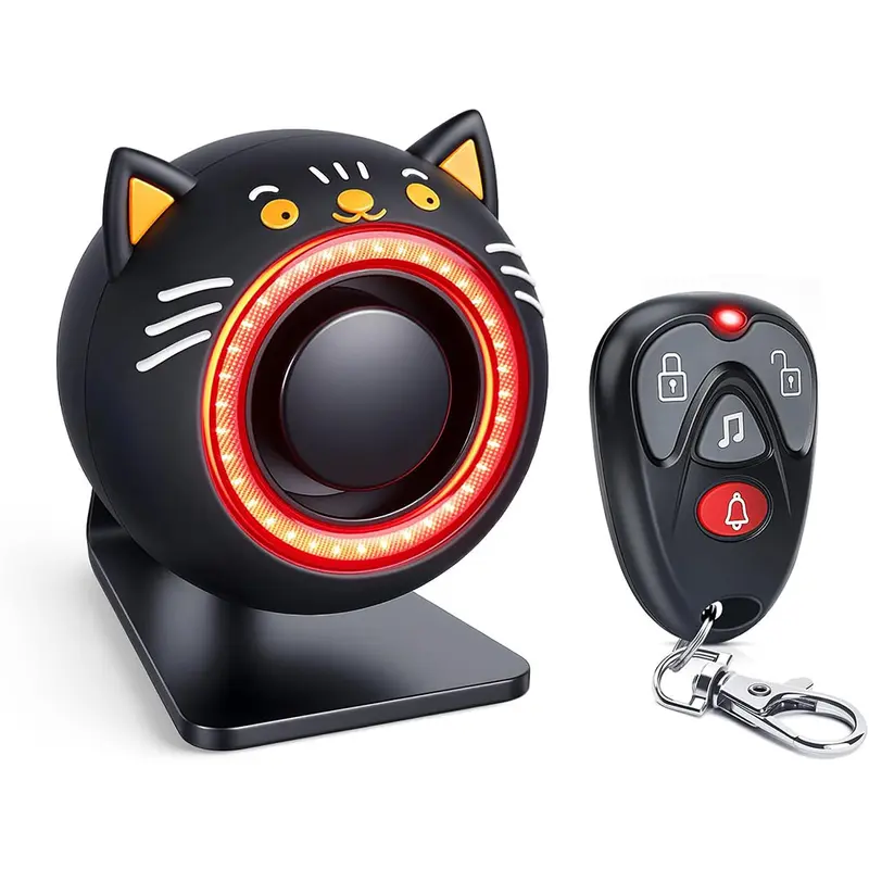 Car Alarm System, 120dB Siren Alarm Car Alarm System with Motion Sensor Alarm & Red Light, Wireless Remote Anti Theft Car Device, Vehicle Security Alert Security Lights for Car, RV, SUV, Truck(Upgrade 5.0)