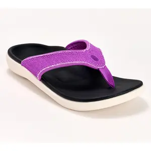 Revitalign Orthotic Neon Canvas Thong Sandals - Yumi Melrose