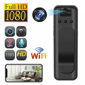 HD 1080P Mini Camera with WiFi Portable Small Digital Video Recorder Police BodyCam Infrared Night Vision Miniature Camcorder