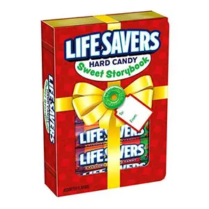 LIFE SAVERS 5 Flavors Sweet Storybook Gift Box, 1.14-Ounce Roll (6 Rolls of Candies)