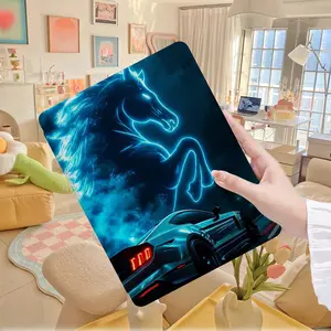 Racing Car Protective Case for Ipad with an Integrated Pen Holder, Compatible with for ipad Models 9.7, 10.2, 10.9, 12.9, Pro 11, And 10Th Generation