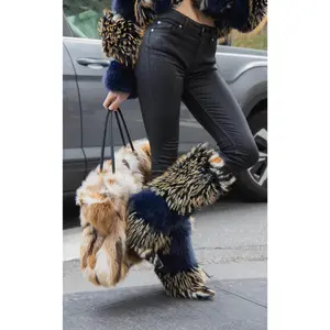 UPENDO-NAVYMULTI STILETTO BOOT