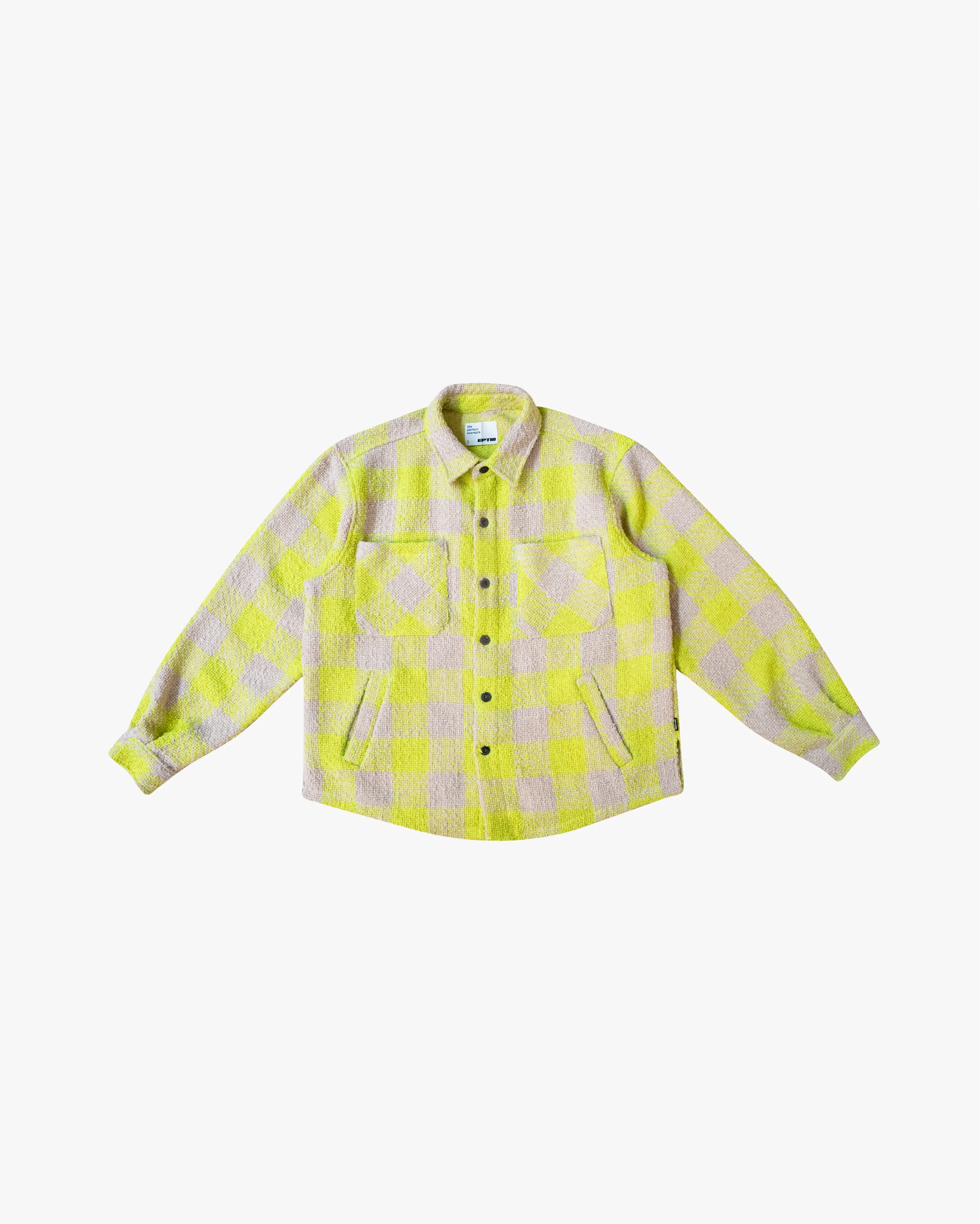 EPTM Tweed Flannel Shirt - Neon Green EPTM Tweed Flannel Shirt - Neon Green