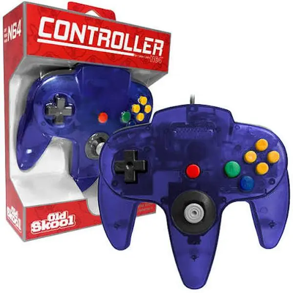 Old Skool N64 Wired Controller - Funtastic Grape