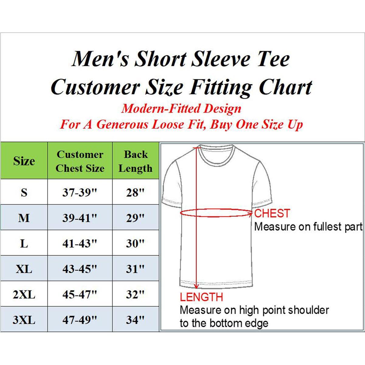 Men's 6-Pack Short Sleeve V-Neck & Crew Neck Classic Tee Menswear Basic