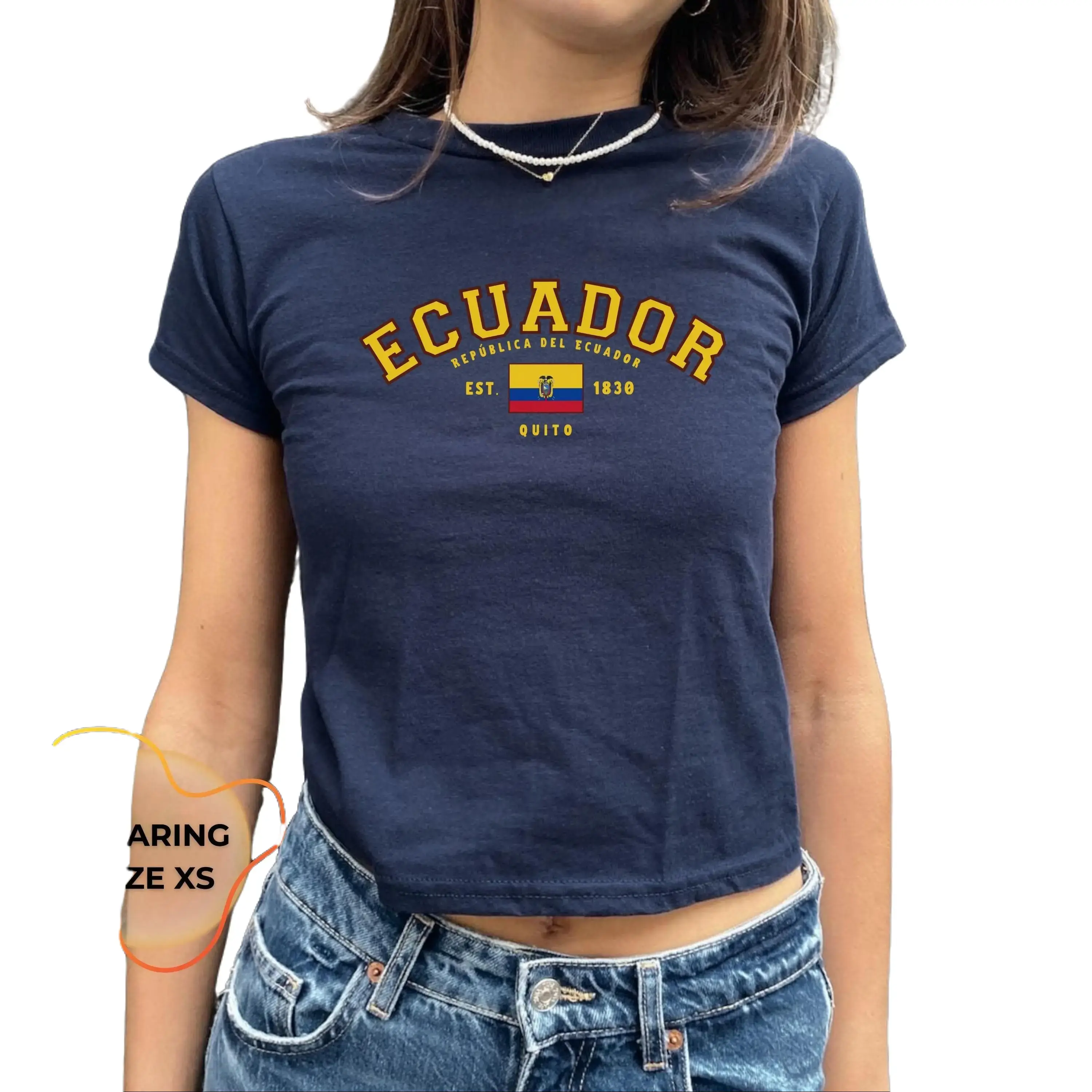 Ecuador Womens Shirt, Ecuador Shirts, T-shirt Ecuador- Ecuador Gift -y2k Flag Clothes -country Flag Gifte