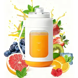 Portable USB Rechargeable Blender, 700ML/1000ML Stainless Steel Personal Electric Juicer, BPA-Free Compact Easy-Clean Leak-Proof Mixer for Shakes, Smoothies, On-the-Go Gym Use, Ideal Gift for Liquid Diets