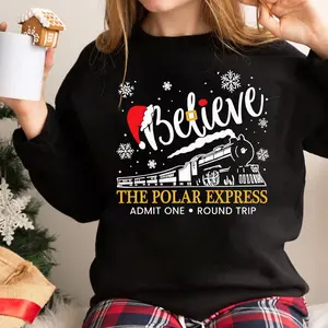 Believe the PoIar Ex.press Vintage Unisex Tshirt Sweatshirt Hoodie