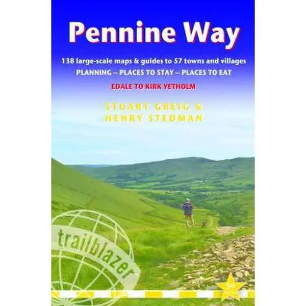 USED Book - Pennine Way: British Walking Guide: Planning, Places to Stay, Places to Eat; Includes 138 Large-Scale Walking Maps by Carter, Keith (Paperback) - english
