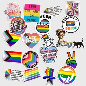 Sticker Pack 20 LGBTQ Pride Vinyl Sticker, Love Equality Waterproof Decal