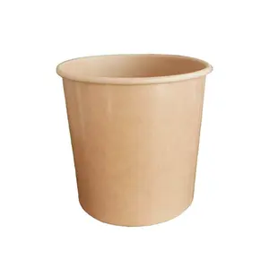 26oz Kraft Paper Ice Cream Container - 500 Pieces/Case