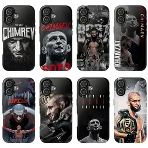 8 Khamzat Chimaev UFC 328 Main Event Phone Cases — Compatible with iPhone 11–17 Pro Max/Plus Series and Samsung Galaxy S23– Series — A Gift for Fans