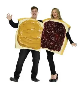 Peanut Butter & Jelly - Tunics - 2 in 1 - Couples Costumes - One Size