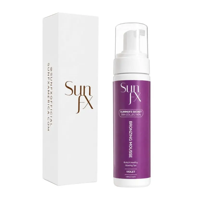 SunFX Self Tanning All Natural Violet Based Bronzing Mousse