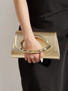 Sparkling Large Women's Handbag, Elegant Evening Bag with Detachable Chain, Perfect for Parties, Weddings, Proms, and Formal Events, Handheld Bag, Fashion Elegant Handbag