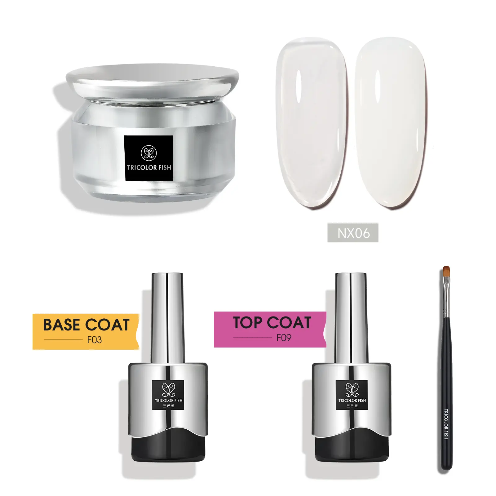 NX06 +Base Gel+Top Gel+light therapy pen