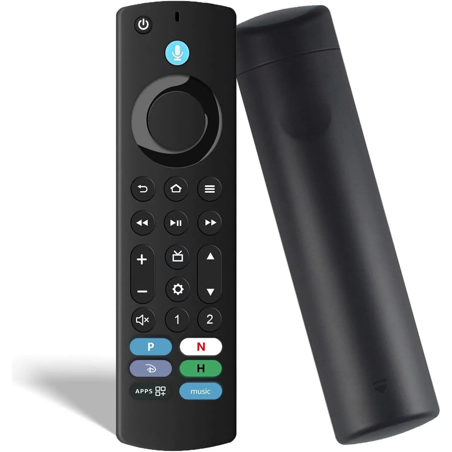 Replacement Remote with Voice for  Fire TV Stick & Cube (1st, 2nd, 3rd Gen) Media Device, Compatible with  Omni, 2-Series, 4-Series and  Brands Fire TV Edition  TVs