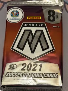 2(TWO) Packs of  BOX 2021 Panini Mosaic UEFA Euro Soccer H2 Hobby Box