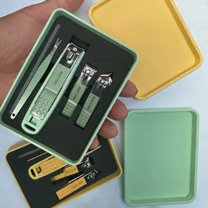Kit portátil de cortaúñas de acero inoxidable