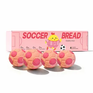Strawberry Soccer Bread,strawberry bread, soccer ball shaped, clean label, no artificial colors, no artificial flavors ,kids bread