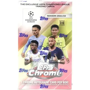 2021/22 Topps Chrome Soccer Hobby Trading Cards