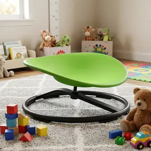 Sensory Spinning Chair for Kids: Anti-Slip Metal Base Indoor Swivel Seat for Sensory Training & Fun Furniture tiktokshopspringglowup