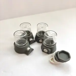 Set of 4 Magnetic Water Feeders/Humidifiers for Ant Farms - 3D Printed - Perfect for Ants and Jumping Spiders - 5mL Glass Jar Size