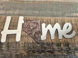 Metal Home Sign