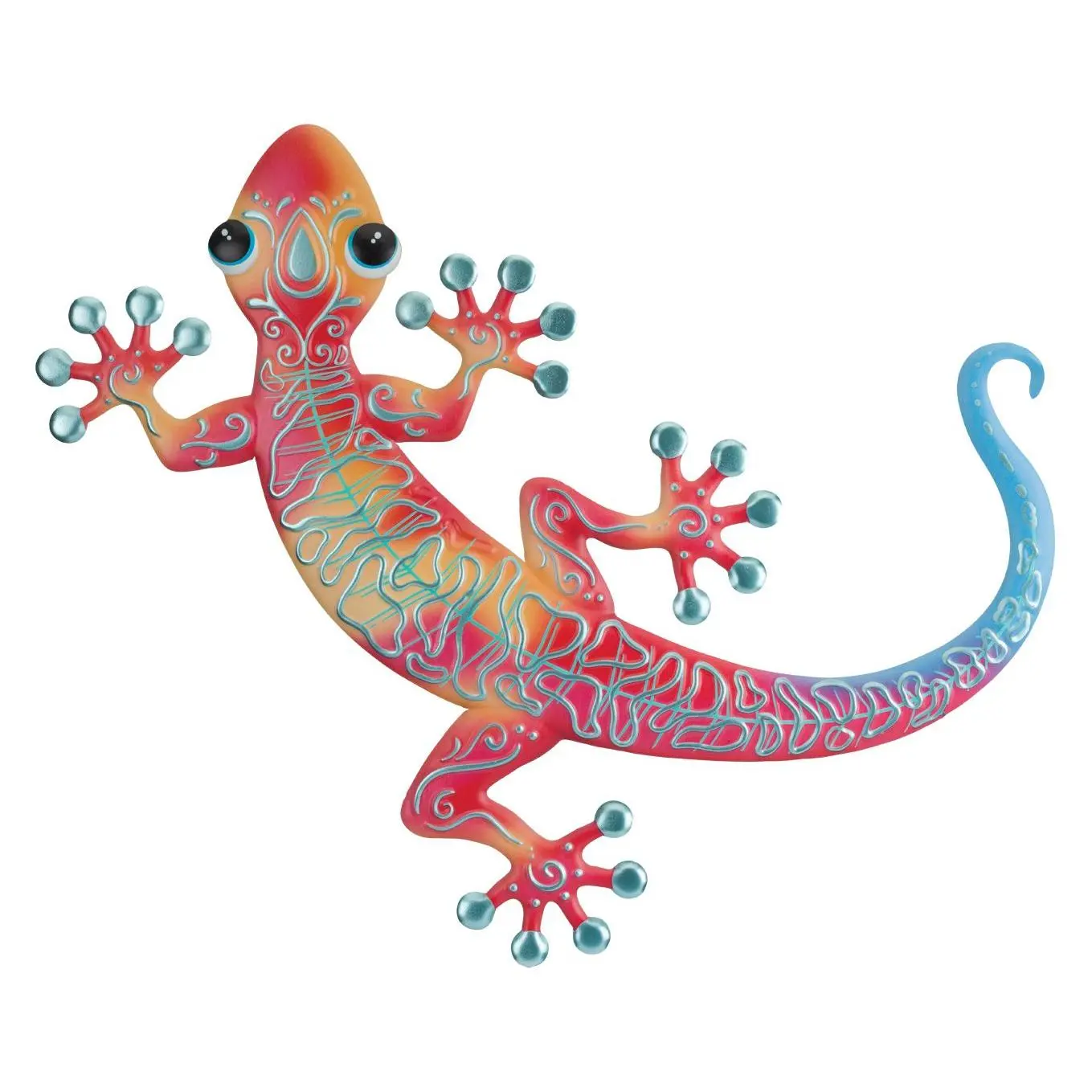 Regal Art & Gift Swirl Gecko Wall Decor 20" - Red